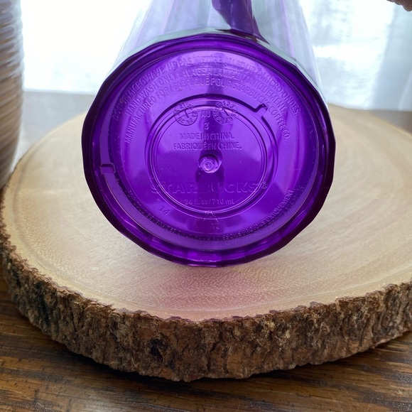 2022 Starbucks Iridescent Purple Periwinkle Kaleidoscope Tumbler 24oz - Picture 5 of 5